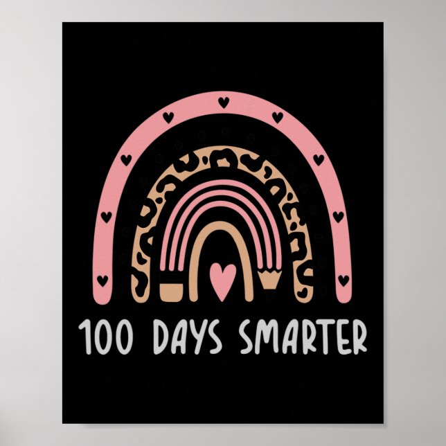 Affiche Jour De L'École Costume Enseignant 100 Jours Smart (Devant)