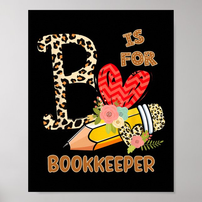 Affiche Jour De L'École Librairie Leopard Flowers Enseigna (Devant)
