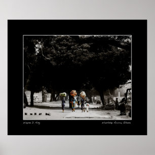 Affiche Jour de lessive à Accra Ghana