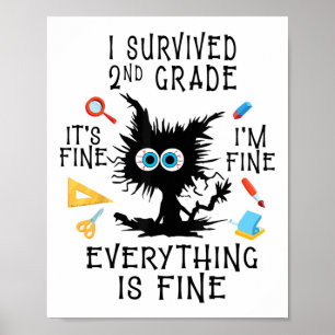 Affiche Jour De L'Étudiant De L'École I Survived 2E Gr