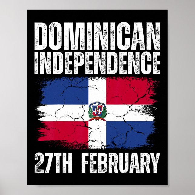 Affiche Jour de l'indépendance de la République Drapeau de (Devant)