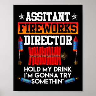 Affiche Jour de l'Indépendance Feux d'Artifice Instantané