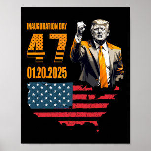 Affiche Jour de l'investiture du président Donald Trump 20