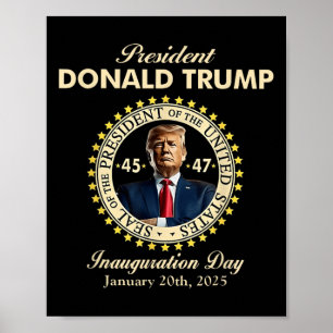 Affiche Jour de l'investiture du président Donald Trump 20