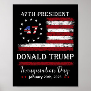 Affiche Jour de l'investiture du président Donald Trump 20
