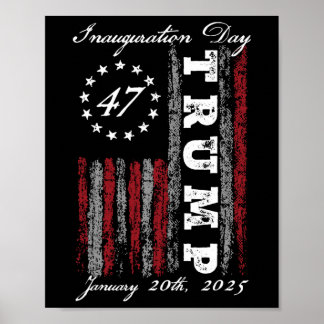 Affiche Jour de l'investiture du président Donald Trump 20