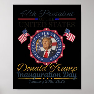 Affiche Jour de l'investiture du président Donald Trump 20
