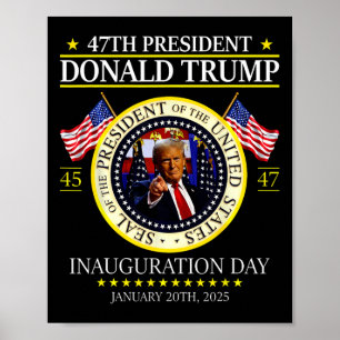 Affiche Jour de l'investiture du président Donald Trump 20