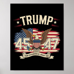 Affiche Jour de l'investiture du président Donald Trump 20