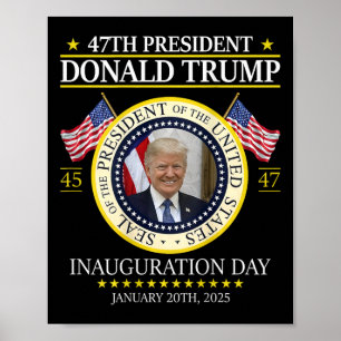Affiche Jour de l'investiture du président Donald Trump 20