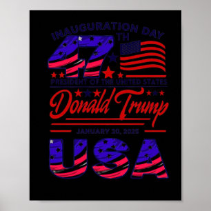 Affiche Jour de l'investiture du président Donald Trump 20