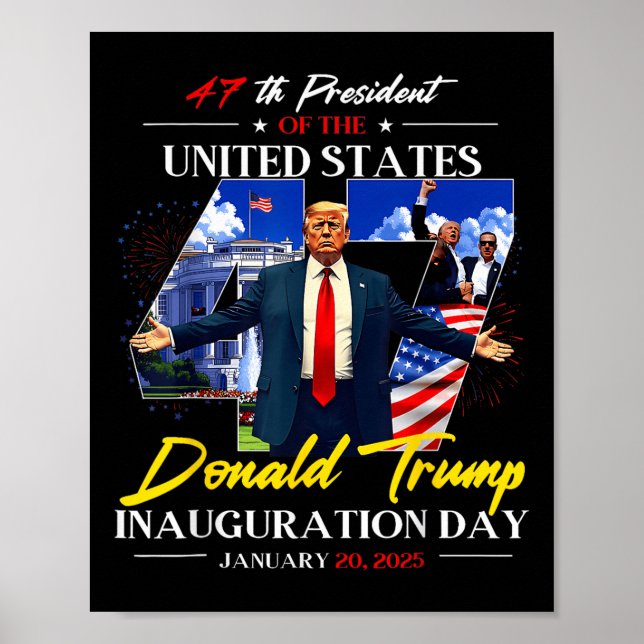 Affiche Jour de l'investiture du président Donald Trump 20 (Devant)