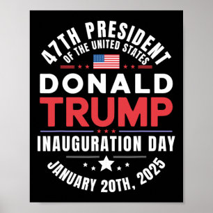 Affiche Jour de l'investiture du président Donald Trump 20