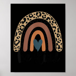 Affiche Jour de l'unité Orange Anti-harcèlement Be Kind