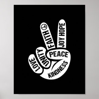 Affiche Jour de l'Unité Orange Soyez gentil Anti-Intimidat