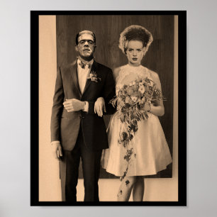 Affiche Jour de mariage Dapper Frankenstein - Monster Hall