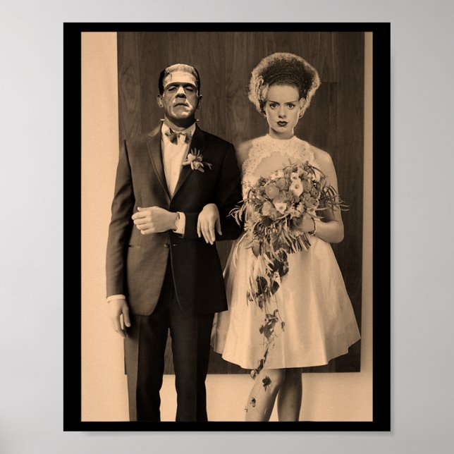 Affiche Jour de mariage Dapper Frankenstein - Monster Hall (Devant)
