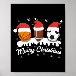 Affiche Jour de Noël Volley-ball Pyjama Sports Buffalo Pla