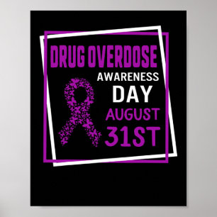 Affiche Jour de sensibilisation à la surdose de drogue 31