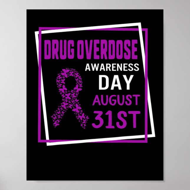 Affiche Jour de sensibilisation à la surdose de drogue 31  (Devant)