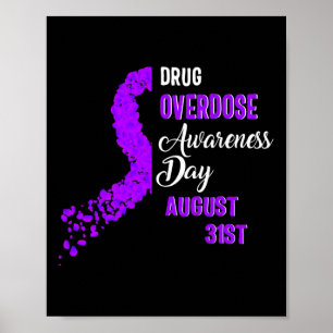 Affiche Jour de sensibilisation à la surdose de drogue 31