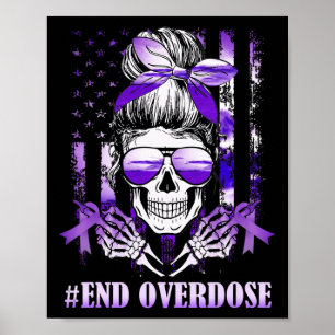 Affiche Jour de sensibilisation à l'overdose USA American 