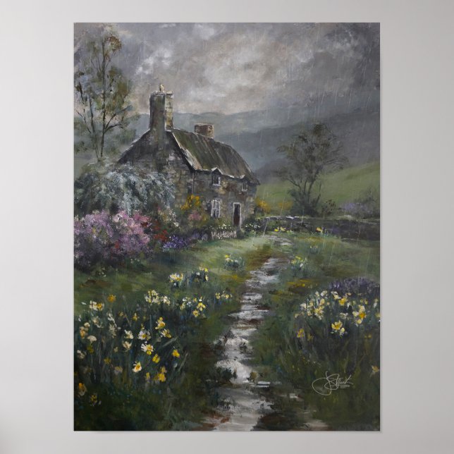 Affiche "Jour de Soupe - Un Cottage Anglais"  (Devant)