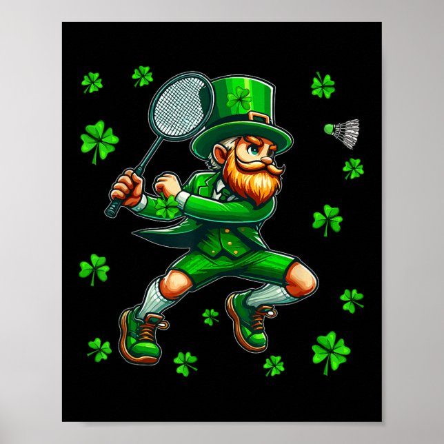 Affiche Jour de St. Patricks Jouer à l'équipe du joueur de (Devant)