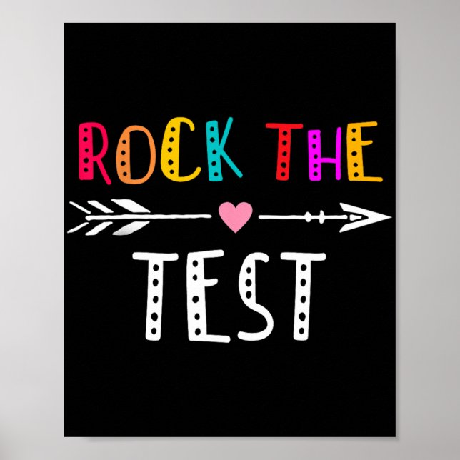Affiche Jour de test de l'enseignant de test Jour de test  (Devant)