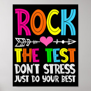 Affiche Jour de test de l'enseignant de test Jour de test