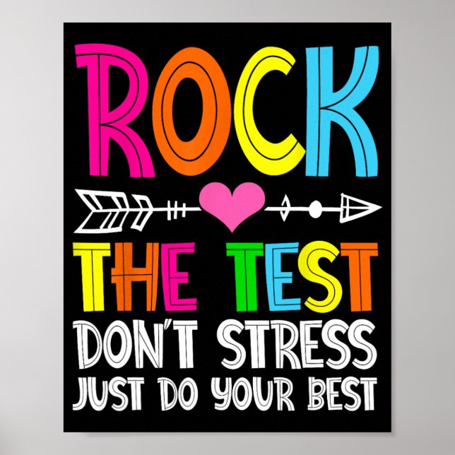 Affiche Jour de test de l'enseignant de test Jour de test  (Devant)