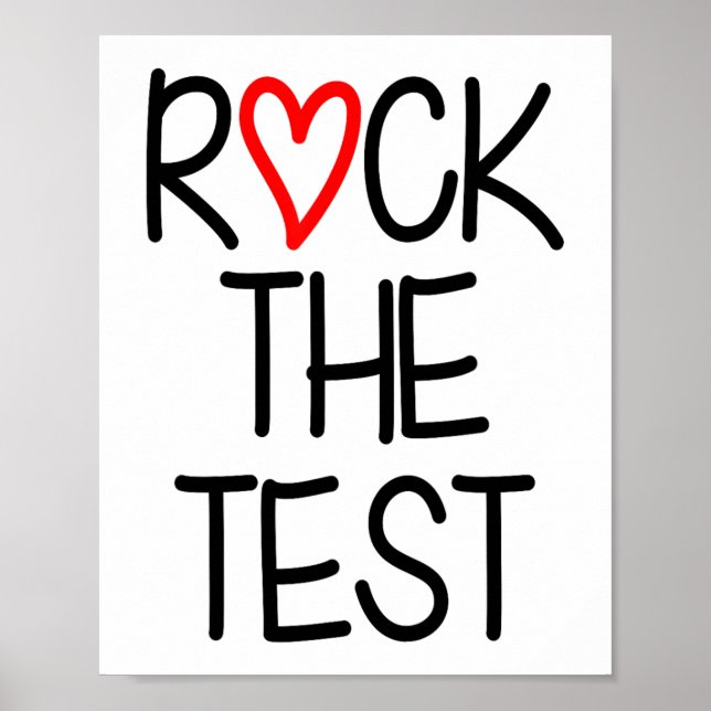 Affiche Jour de test de l'enseignant de test Jour de test  (Devant)