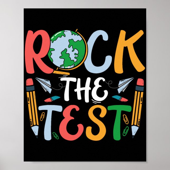 Affiche Jour de test de l'enseignant de test Jour de test  (Devant)