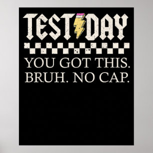 Affiche Jour de test de l'État de Staar Tu vas réussir, me