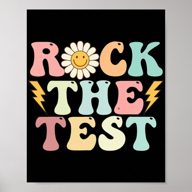 Affiche Jour de test Jour de test Retro Super de l'enseign (Devant)