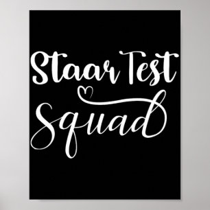 Affiche Jour de test pour les enseignants amusants de l'éq