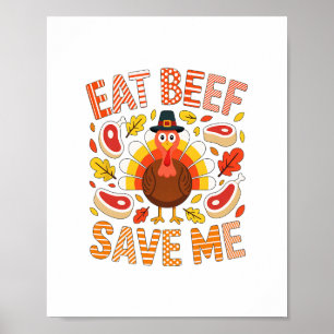 Affiche Jour de Thanksgiving de la famille pour hommes et