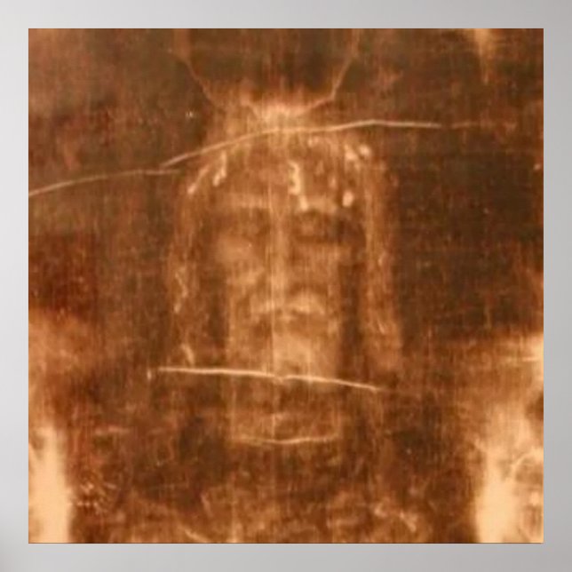 Affiche Jour de Turin Jésus Christ visage, Saint visage (Devant)