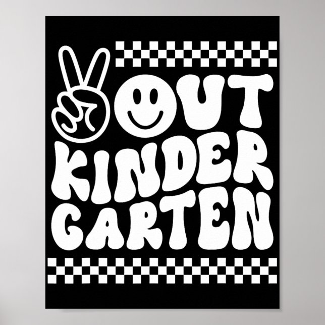 Affiche Jour Dernier De L'École À La Maternelle (Devant)