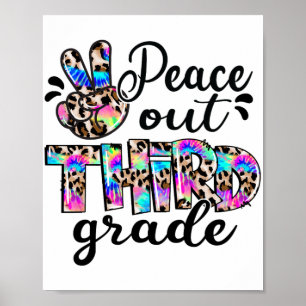 Affiche Jour Dernier De L'École De La Teinture De 3E Année