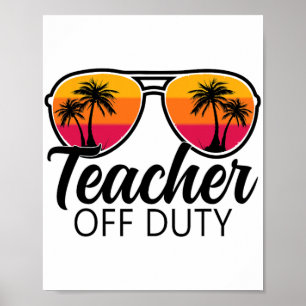 Affiche Jour Dernier De L'École Pour L'Enseignant 1