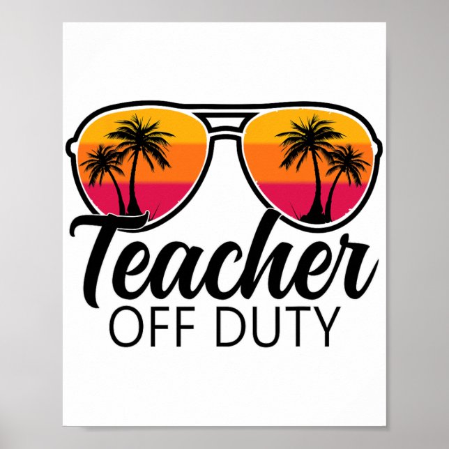 Affiche Jour Dernier De L'École Pour L'Enseignant 1 (Devant)