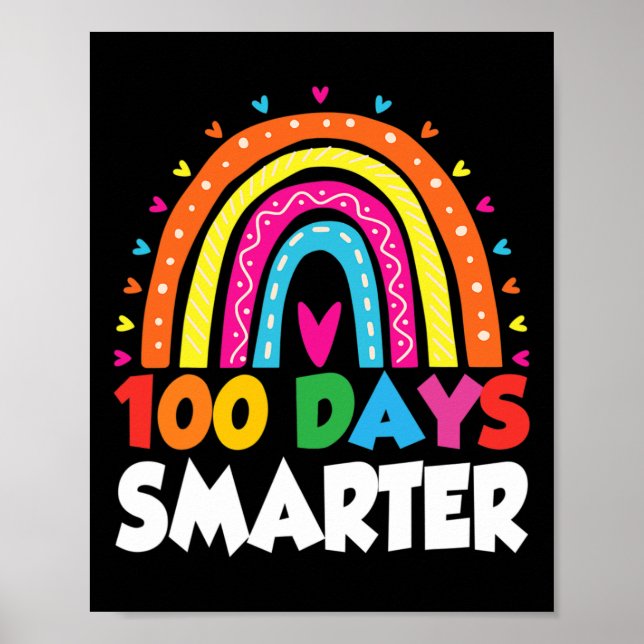 Affiche Jour Des Idées Scolaires Enseignant 100 Jours Smar (Devant)