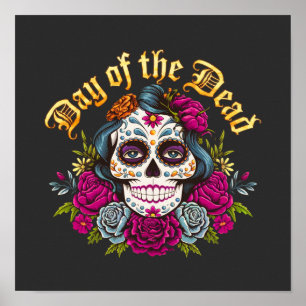 Affiche Jour des Morts : Célébrez Dia de Los Muertos