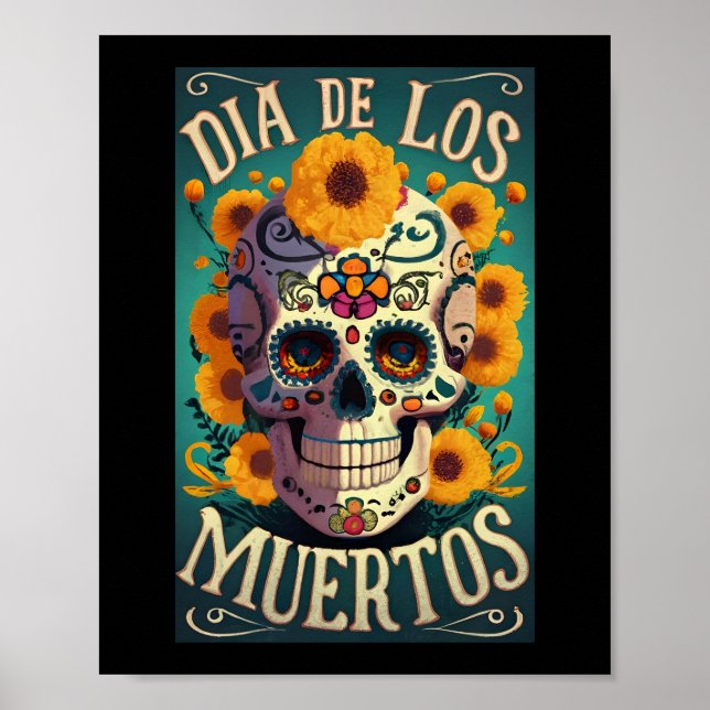 Affiche Jour des Morts (Dia de los Muertos) (Devant)