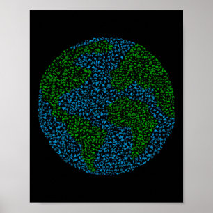 Affiche Jour des terres 2025 Design Animaux Sauvages Et An