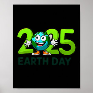 Affiche Jour des terres 2025 Jour des terres amusant Anniv