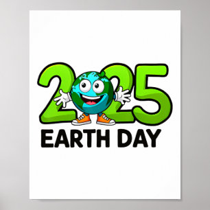Affiche Jour des terres 2025 Jour des terres amusant Anniv
