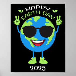 Affiche Jour des terres 2025 Jour des terres amusant Anniv