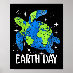 Affiche Jour des terres 2025 Restaurer l'Art de la tortue